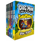[h] Dog Man Series 10 Books Collection Set by Dav Pilkey | Graphic Novel Adventures for Kids - Mothering Heights, Grime and Punishment, Fetch-22, For Whom the Ball Rolls, Brawl of The Wild