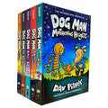 [h] Dog Man Series 6-10 Collection 5 Books Set By Dav Pilkey (Brawl of the Wild, For Whom the Ball Rolls, Fetch-22, Grime and Punishment, Mothering Heights)