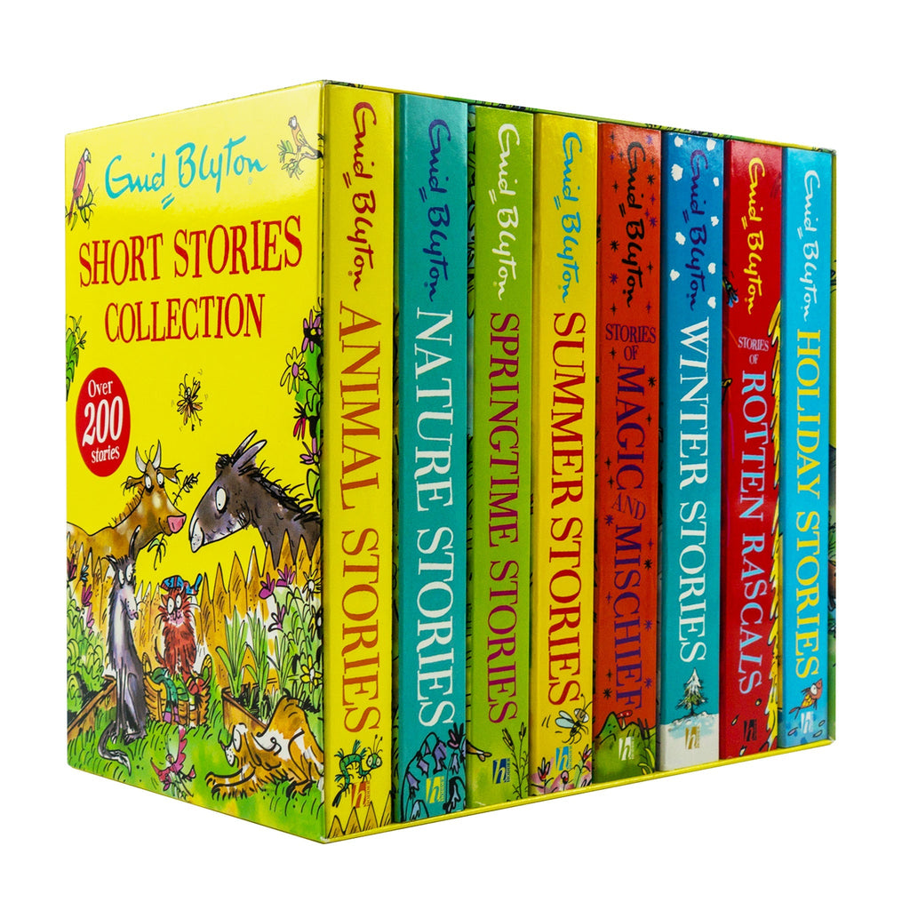 Bumper Short Stories by Enid Blyton 8 Books Collection Box Set Including Over 200 Stories (Nature, Animal, Winter, Summer and more)