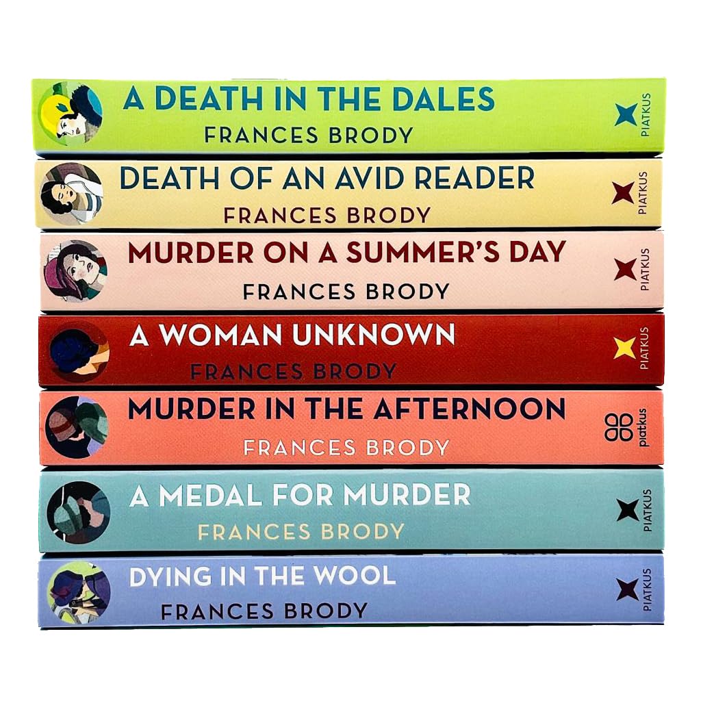 Kate Shackleton Mysteries Series 7 Books Collection Set by Frances Brody (Dying in the Wool, A Medal for Murder, Murder in the Afternoon, A Woman Unknown, Murder on a Summers Day, Death of an Avid Reader, A Death in the Dales)
