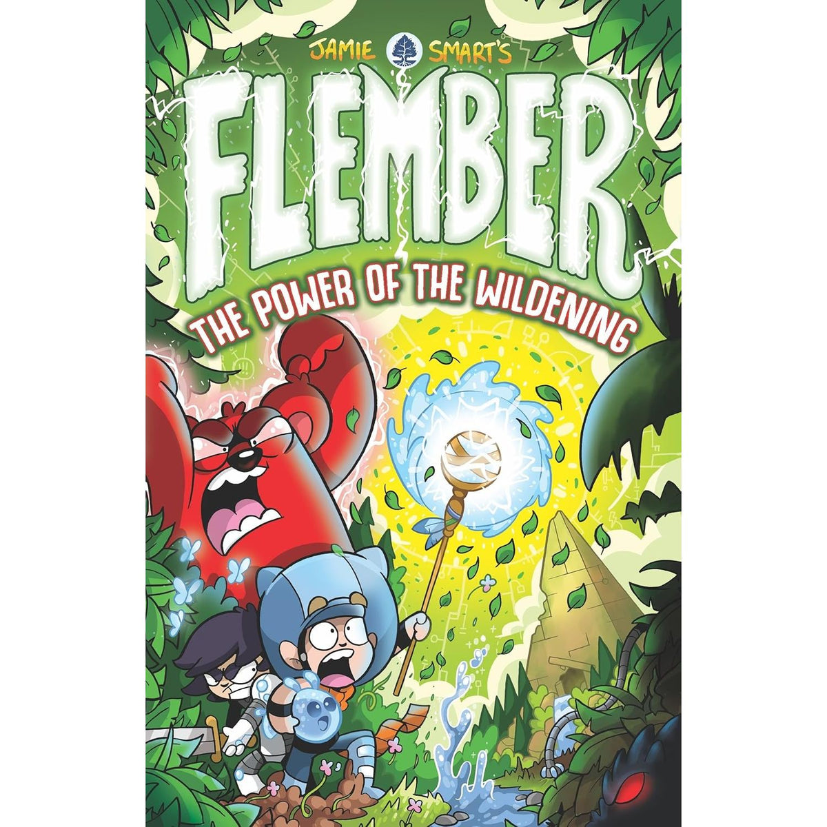 Flember Series 5 Books Collection Set (Books 1-5) by Jamie Smart (The Secret Book, The Crystal Caves, The Glowing Skull, The Power of the Wildening, The Golden Heart)