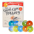 The Great Cheese Robbery and Other Stories Collection 10 Books & CDs Set (Bed Times Story, Bedtime Stories For Kids)