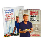 Gordon Ramsay Collection 2 Books Set - Ultimate Home Cooking, Quick and Delicious