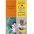 Manifest [h], How to Talk to Anyone, The Highly Sensitive Person, Unf*ck Yourself 4 Books Collection Set