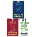 Karen M McManus Collection 3 Books Set (One Of Us Is Lying, One Of Us Is Next, Nothing More to Tell)