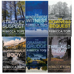 Lake District Mysteries 6 Books Set by Rebecca Tope (Staveley Suspect, Bowness Bequest, Threlkeld Theory, Grasmere Grudge, Borrowdale Body, Windermere Witness)