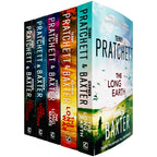 The Long Earth 5 Books Collection Set by Terry Pratchett &amp; Stephen Baxter (The long earth, The long war, The long mars, The long utopia, The long cosmos)