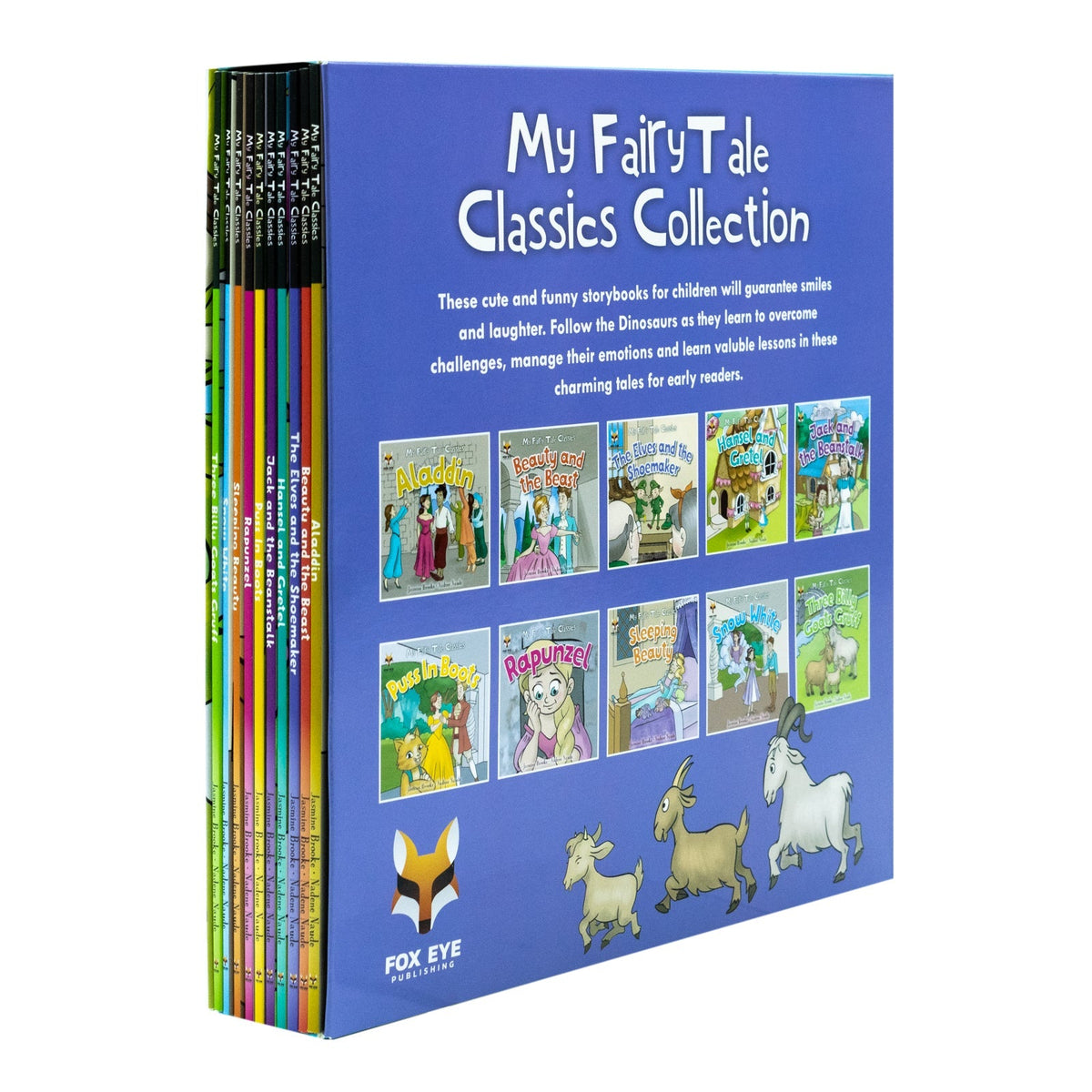 My First Fairytale Childrens Classic 10 Picture Books Collection Set – Aladdin, Beauty & The Beast, Puss in Boots, Jack & The Beanstalk, Hansel & Gretel & More – Storybooks for Kids Ages 3–7