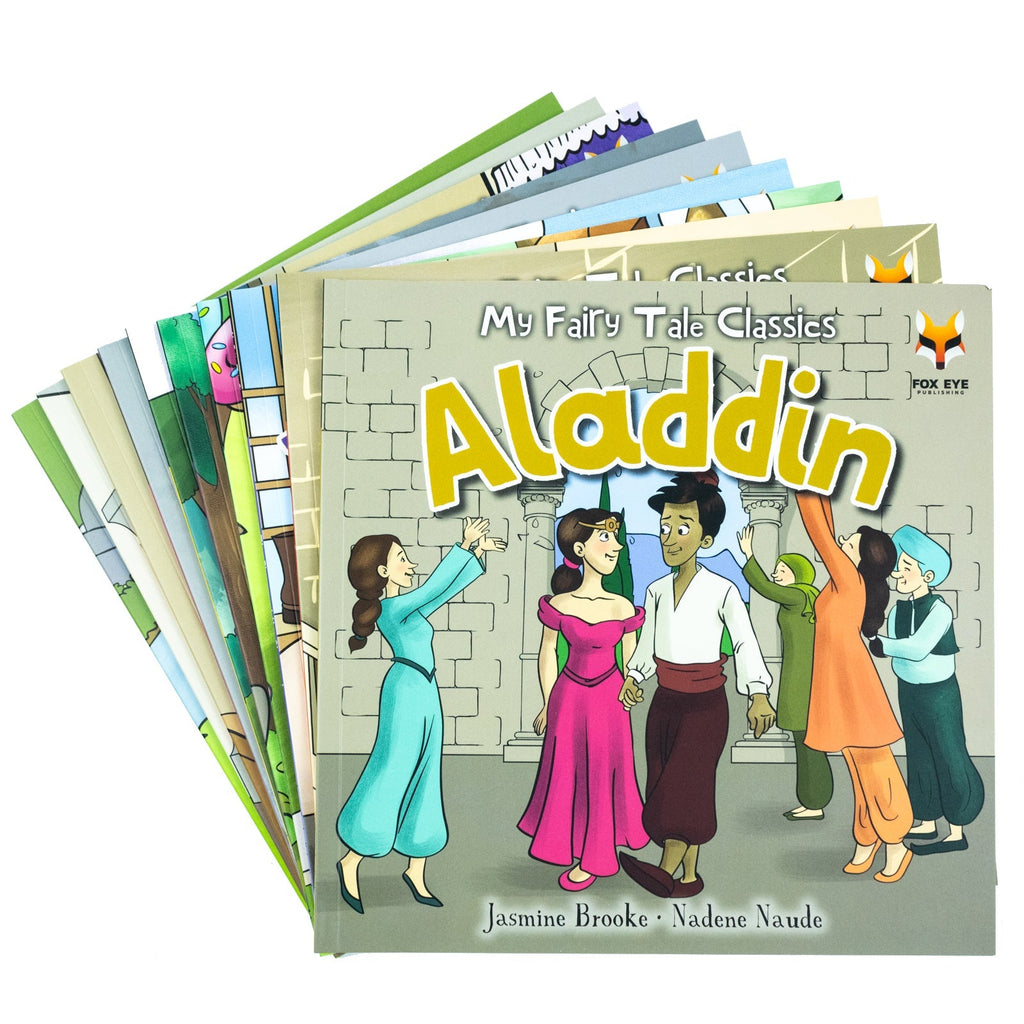 My First Fairytale Childrens Classic 10 Picture Books Collection Set – Aladdin, Beauty & The Beast, Puss in Boots, Jack & The Beanstalk, Hansel & Gretel & More – Storybooks for Kids Ages 3–7