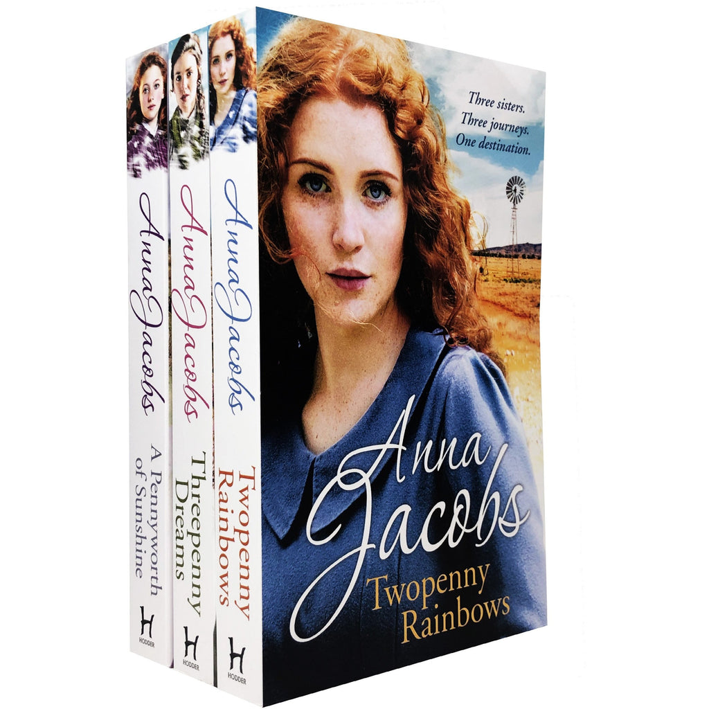 Anna Jacobs Michaels Family Series 3 Books Collection Set New Cover - Pennyworth Of Sunshine Twope..