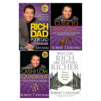Robert T. Kiyosaki 4 Books Collection Set | Rich Dad Series Personal Finance & Investing Guides - Rich Dad Poor Dad, Cashflow Quadrant, Guide to Investing, Why the Rich are getting Richer