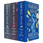 Crescent City Series 3 Books Collection Set by Sarah J Maas (House of Flame and Shadow, House of Sky and Breath, House of Earth and Blood)