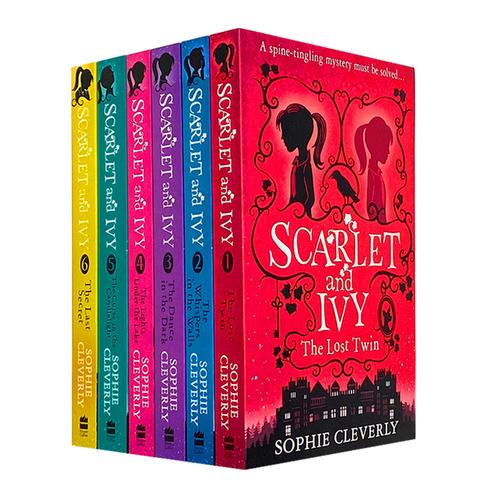 Scarlet And Ivy Books, 6 Book Collection Set By Sophie Cleverly, Lost Twin Whispers In The Walls Dance In..