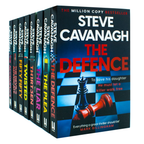 Eddie Flynn Series 8 Books Collection Set By Steve Cavanagh (Twisted, Thirteen, The Accomplice, The Defence, The Plea, The Liar, Fifty-Fifty, The Devil's Advocate)