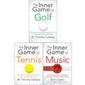 W Timothy Gallwey 3 Books Collection Set (The Inner Game of Golf, Tennis, Music)