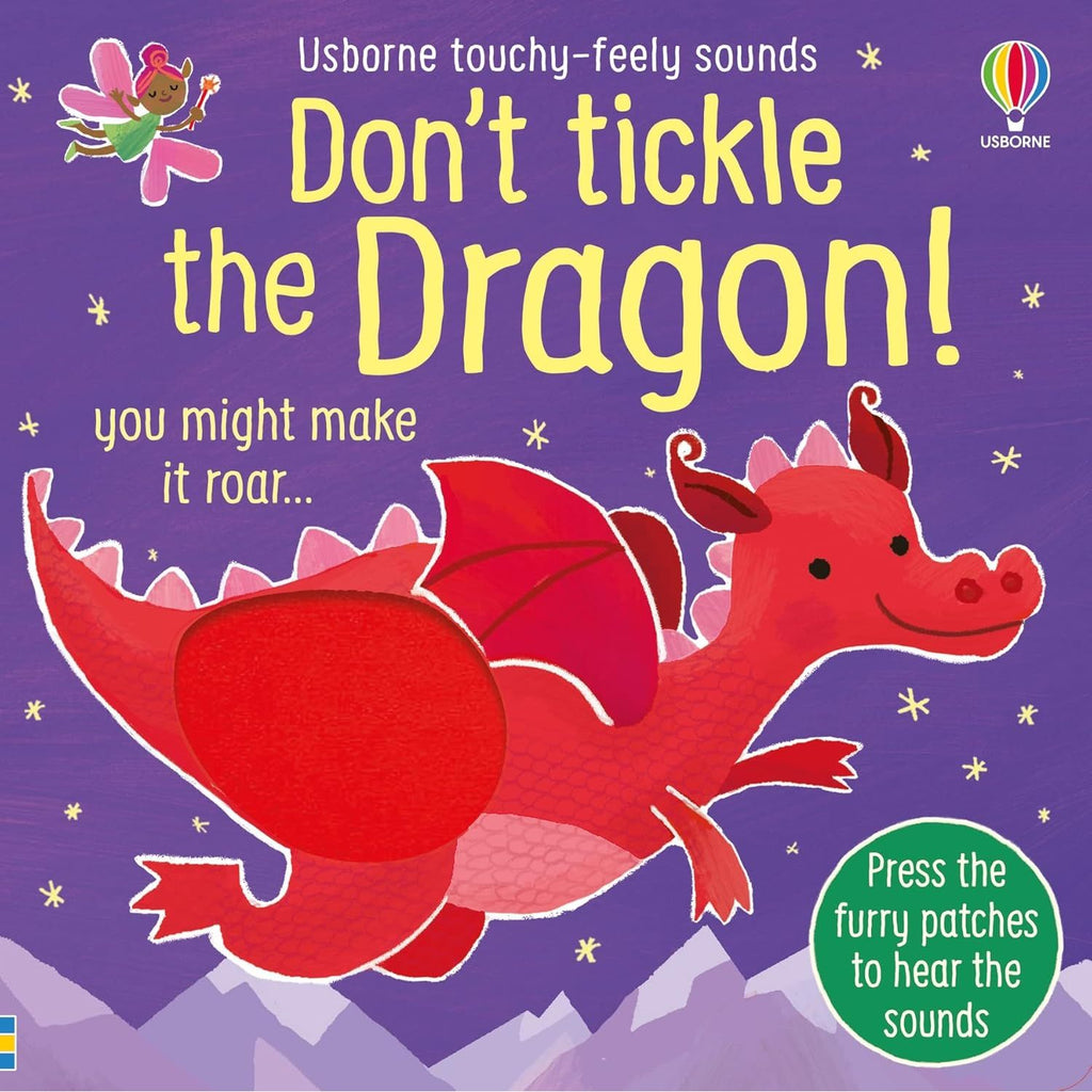 DON'T TICKLE Touchy Feely Sound Books by Sam Taplin 3 Books Collection Set (Penguin!, Dragon & Santa!)
