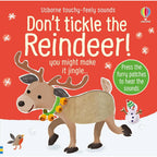 DON'T TICKLE Touchy Feely Sound Books by Sam Taplin 3 Books Collection Set (Cow!, Reindeer! & Dragon)