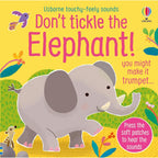 DON'T TICKLE Touchy Feely Sound Books by Sam Taplin 3 Books Collection Set (Shark!, T. rex! & Elephant!)