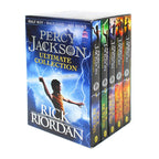 Percy Jackson Series by Rick Riordan 5 Books Collection Box Set - Ages 9-14 - Paperback