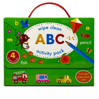 Wipe Clean ABC Activity Pack Collection 4 Books Set (with pen)