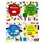 Wipe Clean Words Activity Pack Collection 4 Books Set (with pen)