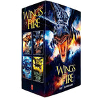Wings of Fire Series Books 1 - 4 Collection Set by Tui T Sutherland (Dragonet Prophecy, The Lost Heir, The Hidden Kingdom & The Dark Secret)