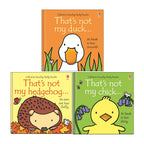 That's not my Series 3 Books Collection Set by Fiona Watt (That's not my duck, That's not my hedgehog &That's not my chick)