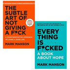 [h] The Subtle Art Of Not Giving A F*ck and Everything Is F*cked 2 Books Collection Set by Mark Manson