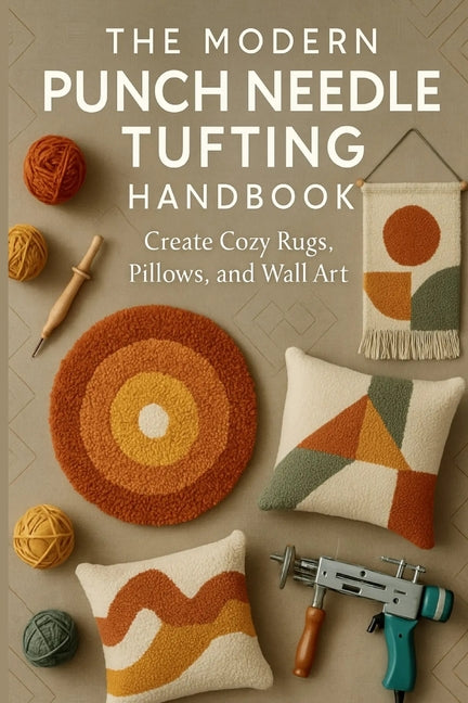 The Modern Punch Needle & Tufting Handbook: Create Cozy Rugs, Pillows, and Wall Art: Step-by-Step Techniques for Stunning Textured Home Décor: Create Cozy Rugs, Pillows, and Wall Art: Step-by-Step Techniques for Stunning Textured Home Décor