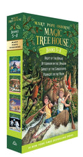 Magic Tree House Books 5-8 Boxed Set: Night of the Ninjas; Afternoon on the Amazon; Sunset of the Sabertooth; Midnight on the Moon: Night of the Ninjas; Afternoon on the Amazon; Sunset of the Sabertooth; Midnight on the Moon