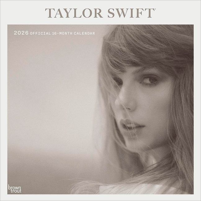 Taylor Swift Official 2026 12 X 24 Inch (Hanging) Monthly Square Wall Calendar Plastic-Free