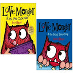 Love monster Series 2 Books Set by Rachel Bright (Scary Something,Last Chocolate)
