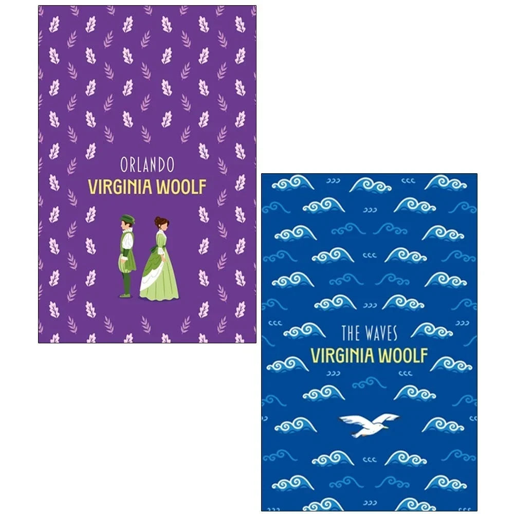 Virginia Woolf Collection 2 Books Set (Orlando,The Waves)