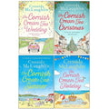 Cornish Cream Tea Series Collection 4 Books Set By Cressida McLaughlin(Tea Holiday, Tea Summer,Tea Christmas & Tea Wedding)