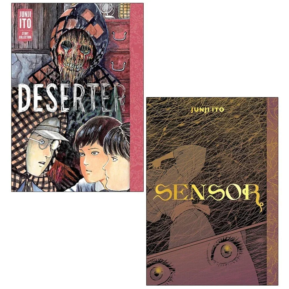 Junji Ito Story Collection 2 Books Set(Deserter, Sensor)