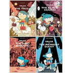 Hildafolk Comics 4 Books Collection Set by Luke Pearson (Hilda and the Black Hound,Hilda and the Bird Parade,Hilda and the Midnight Giant &Hilda and the Troll: 1)