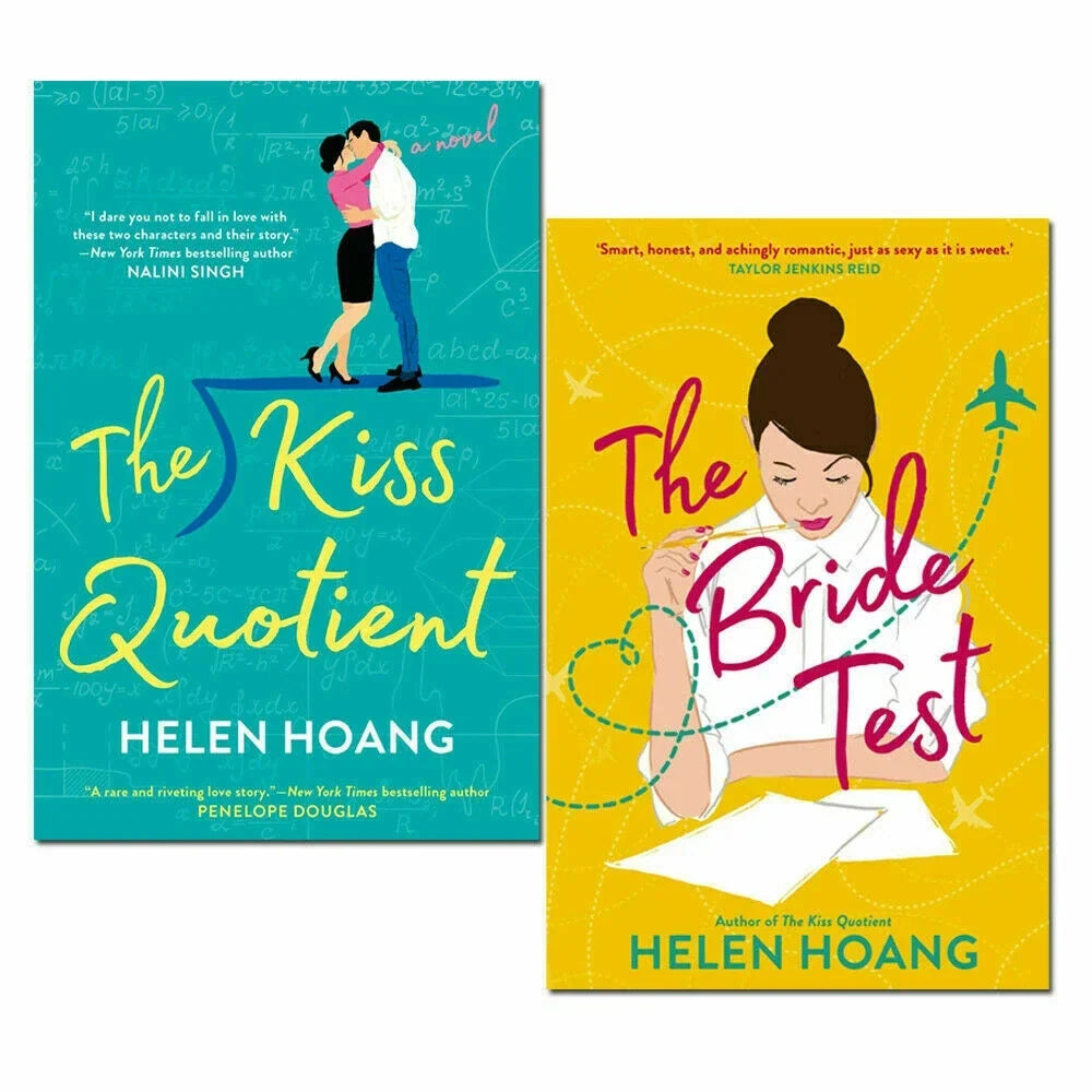 The Kiss Quotient series 2 Books Collection Set By Helen Hoang(The kiss Quotient,The bride Test)