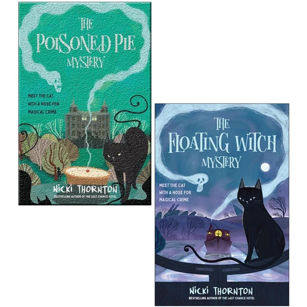 Howling Hag Mysteries Series 2 Books Collection Set by Nicki Thornton (The Poisoned Pie Mystery  &The Floating Witch Mystery)