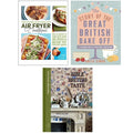 Bible of British Taste, Healthy Air Fryer,Story of The Great British 3 Books Collection Set