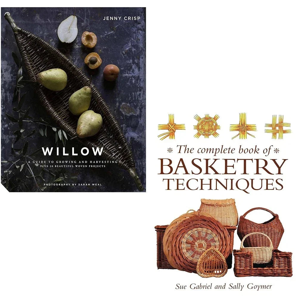 Complete Book Of Basketry Techniques, Willow(HB) 2 Books Collection Set