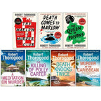 Robert Thorogood Collection 7 Books Set (The Marlow Murder Club, Death Comes to Marlow ,The Queen of Poisons, A Meditation on Murder, The Killing Of Polly Carter ,Death Knocks Twice & Murder in the Caribbean)