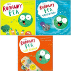 The Runaway Pea Series 3 Books Collection Set (The Runaway Pea ,The Runaway Pea Washed Away  & The Runaway Pea Left Behind)