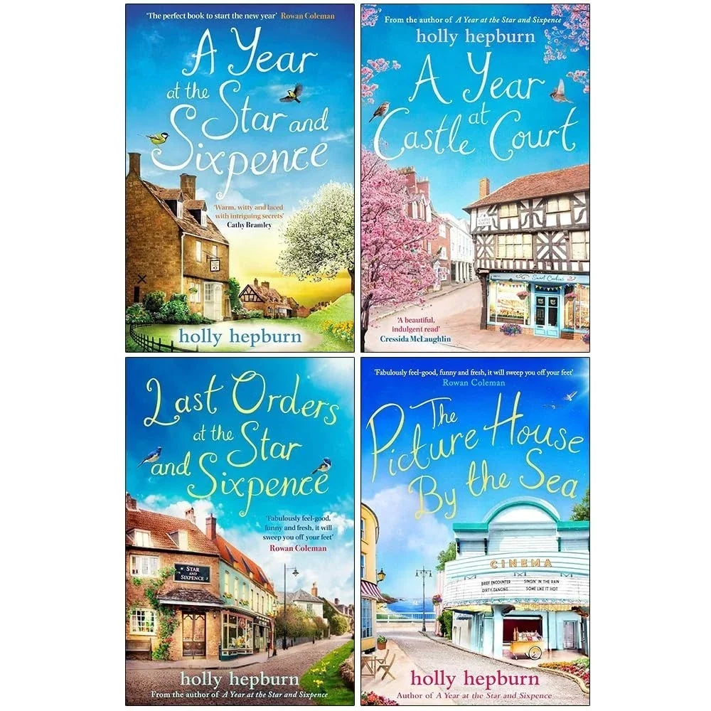Holly Hepburn Collection 4 Books Set(A Year at the Star and Sixpence, A Year at Castle Court, Last Orders at the Star and Sixpence  & The Picture House by the Sea)