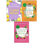 Nancy Birtwhistle Collection 3 Books Set(Green Budget Guide,Sizzle & Drizzle & Clean Magic)