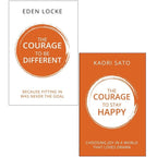 Courage To Stay Happy, Courage To Be Different Eden Locke 2 Books Collection Set