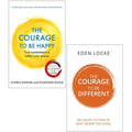 Courage to beHappy Ichiro Kishimi,Courage To Be Different Eden Locke 2 Books Collection Set