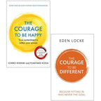 Courage to beHappy Ichiro Kishimi,Courage To Be Different Eden Locke 2 Books Collection Set