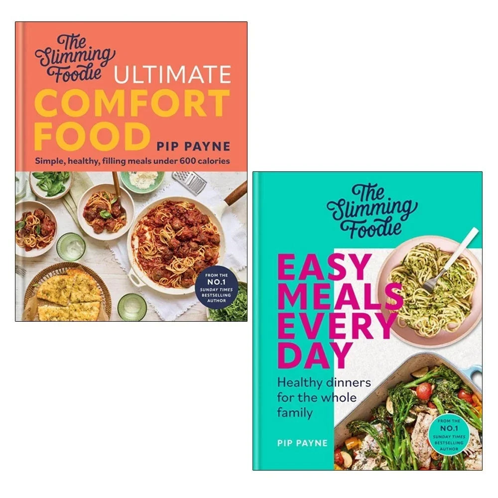 Slimming Foodie Ultimate Comfort Food,Slimming Foodie Easy Meals 2 Books Collection Set