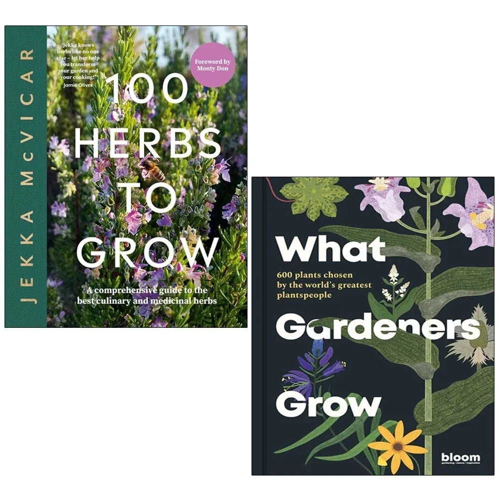 100 Herbs To Grow Jekka McVicar,What Gardeners Grow Bloom 2 Books Collection Set