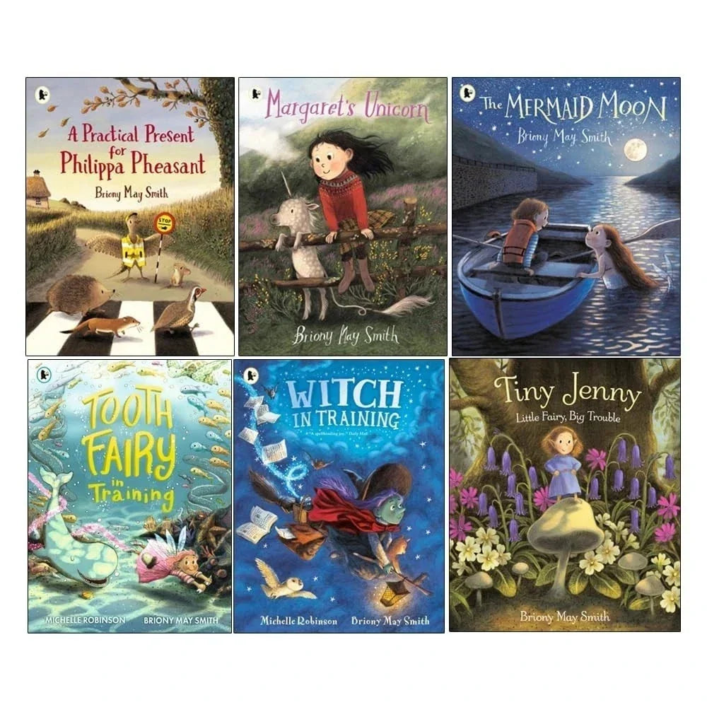 Briony May Smith Collection 6 Books Set (Mermaid Moon,Margaret's Unicorn, Tooth)